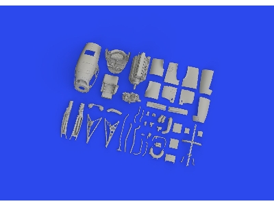 P-38J left engine PRINT 1/48 - TAMIYA - zdjęcie 9