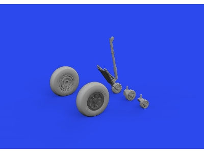 TBF/ TBM wheels w/ smooth tire 1/48 - ACADEMY - zdjęcie 1