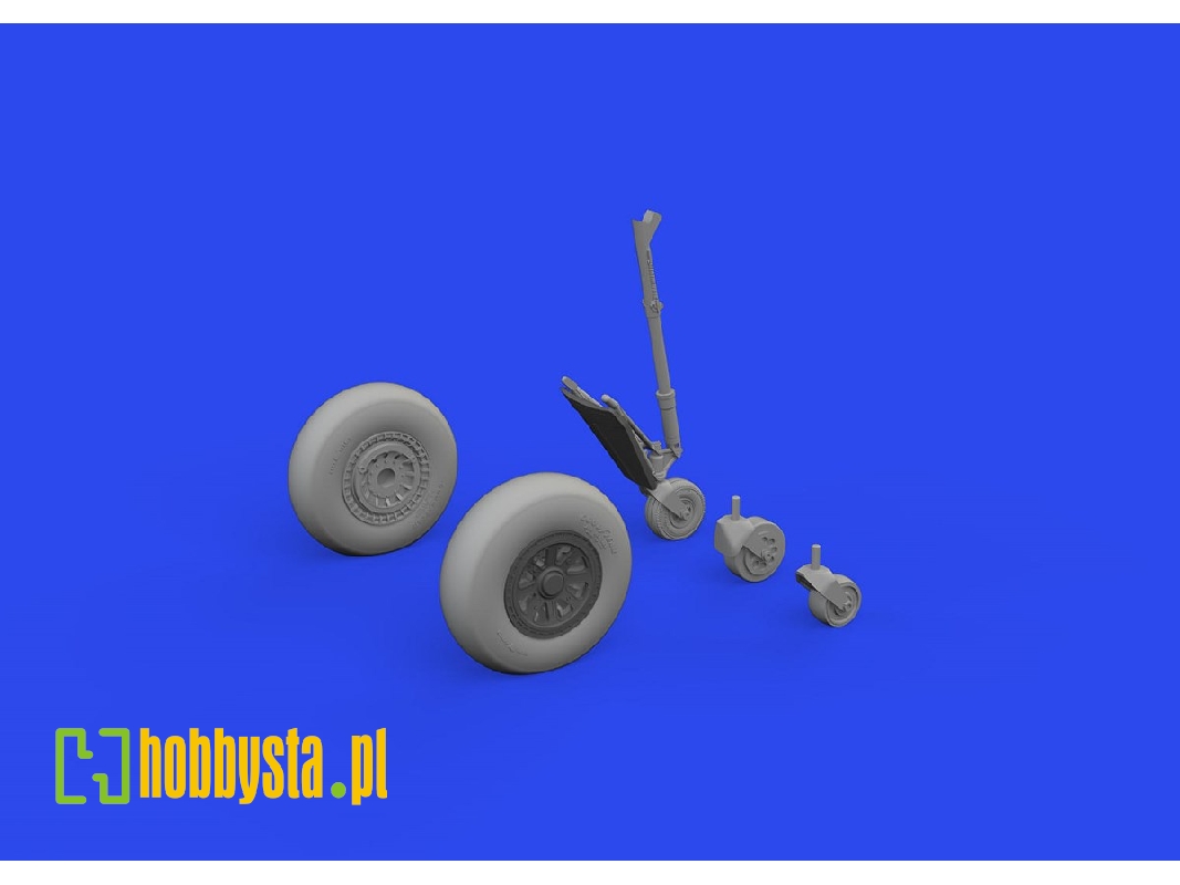 TBF/ TBM wheels w/ smooth tire 1/48 - ACADEMY - zdjęcie 1