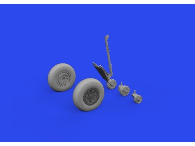 TBF/ TBM wheels w/ smooth tire 1/48 - ACADEMY - zdjęcie 5