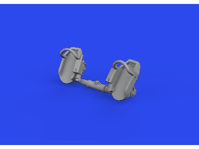 Bf 109E rudder pedals early PRINT 1/72 - zdjęcie 2