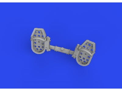 Bf 109E rudder pedals late PRINT 1/72 - zdjęcie 3