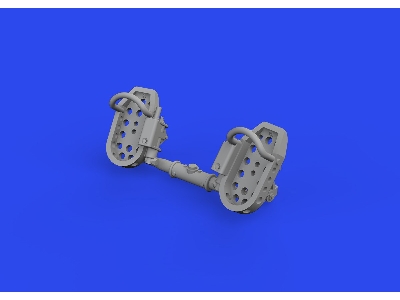 Bf 109E rudder pedals late PRINT 1/72 - zdjęcie 5