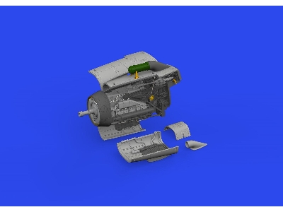 Bf 109F engine PRINT 1/72 - EDUARD - zdjęcie 3