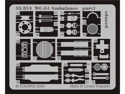  WC-54 Ambulance 1/35 - Italeri - blaszki - zdjęcie 3