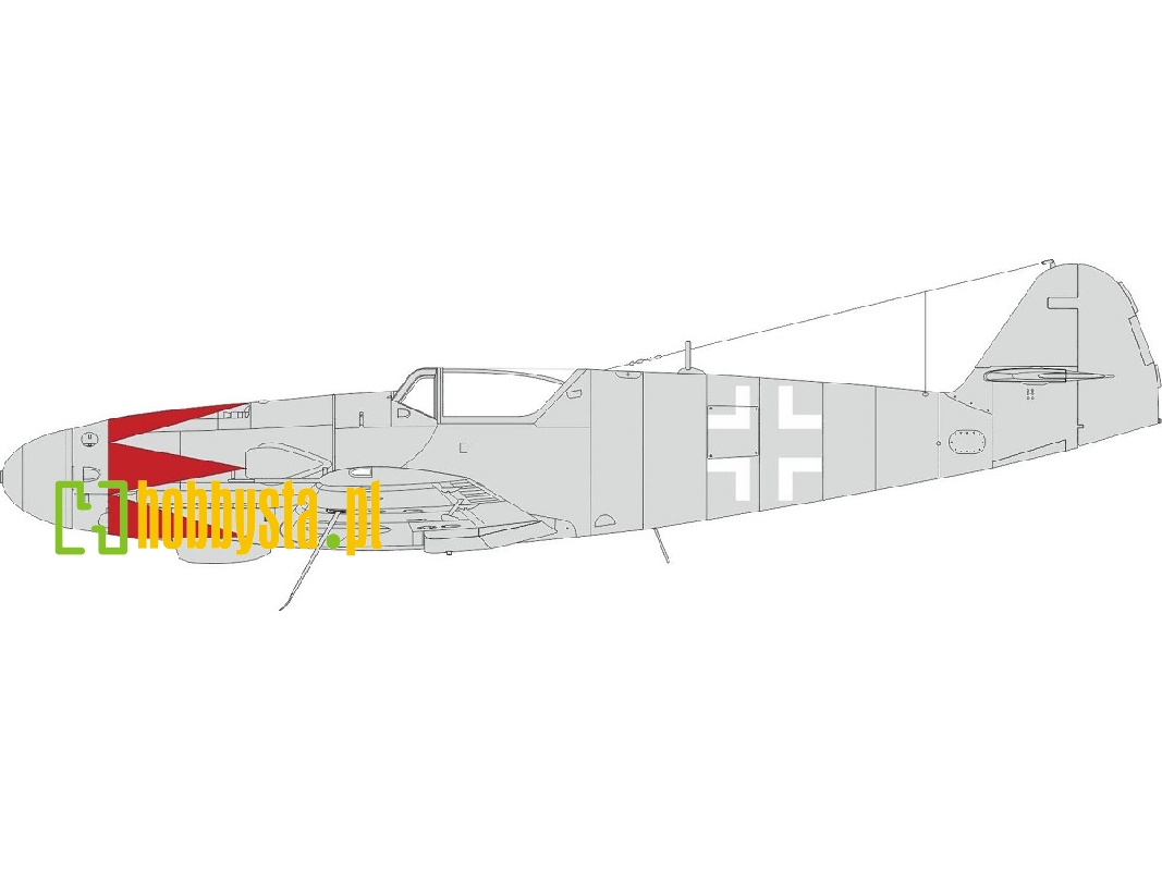 Bf 109K-4 tulip pattern & national insignia 1/48 - zdjęcie 1