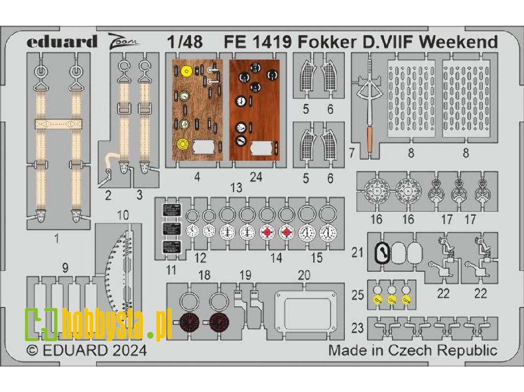Fokker D. VIIF Weekend 1/48 - EDUARD - zdjęcie 1 Fokker D. VIIF Weekend 1/48 - EDUARD - zdjęcie 1