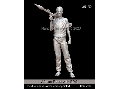 African Rebel With Rpg - zdjęcie 1