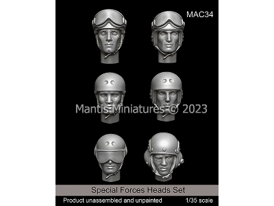 Special Forces Heads Set - zdjęcie 1