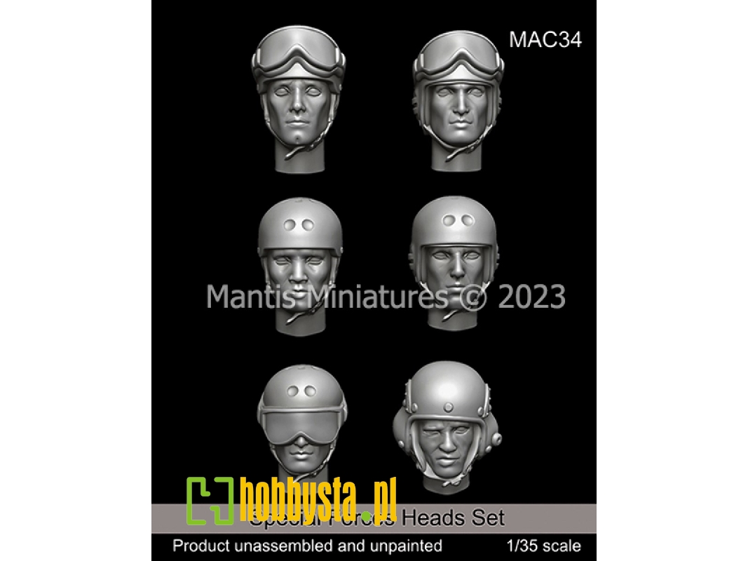Special Forces Heads Set - zdjęcie 1 Special Forces Heads Set - zdjęcie 1