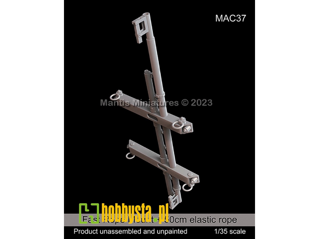 Fast Rope Mount And 50cm Elastic Rope (For Black Hawks) - zdjęcie 1 Fast Rope Mount And 50cm Elastic Rope (For Black Hawks) - zdjęcie 1
