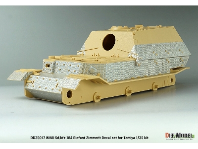 Wwii German Sd.Kfz.184 Elefant Zimmerit Coating Decal Set (For Tamiya) - zdjęcie 5