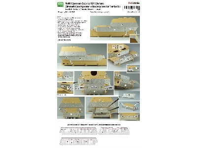 Wwii German Sd.Kfz.184 Elefant Zimmerit Coating Decal Set (For Tamiya) - zdjęcie 13