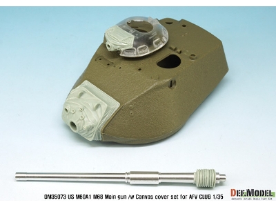 Us M60a1 M68 Main Gun /Canvas Cover Set(For Afv Club 1/35 Kit) - zdjęcie 6