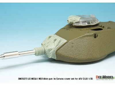 Us M60a1 M68 Main Gun /Canvas Cover Set(For Afv Club 1/35 Kit) - zdjęcie 7