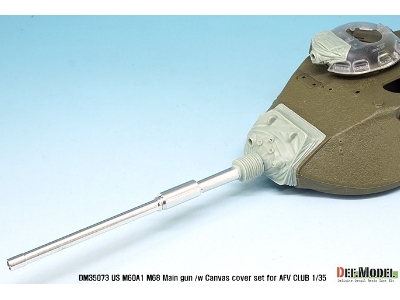 Us M60a1 M68 Main Gun /Canvas Cover Set(For Afv Club 1/35 Kit) - zdjęcie 8