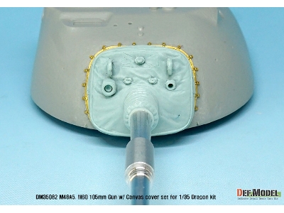 Us M48a5/M60 M68 Main Gun W/ Canvas Cover Set (For Dragon Kit) - zdjęcie 7