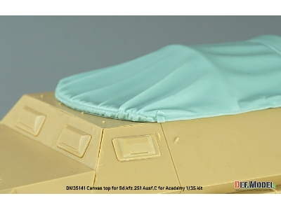Canvas Top For Sd.Kfz.251 Ausf.C (For Academy) - zdjęcie 5