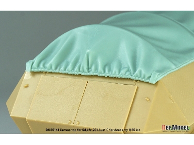 Canvas Top For Sd.Kfz.251 Ausf.C (For Academy) - zdjęcie 6