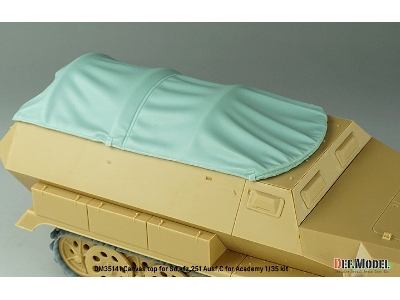 Canvas Top For Sd.Kfz.251 Ausf.C (For Academy) - zdjęcie 9