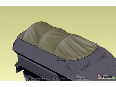 Canvas Top For Sd.Kfz.251 Ausf.C (For Academy) - zdjęcie 13