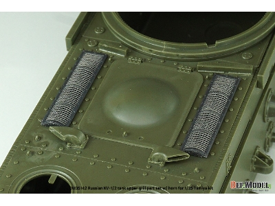 Russian Kv-1/2 Upper Grill Set With Horn (For Tamiya) - zdjęcie 7