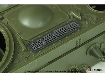 Russian Kv-1/2 Upper Grill Set With Horn (For Tamiya) - zdjęcie 8