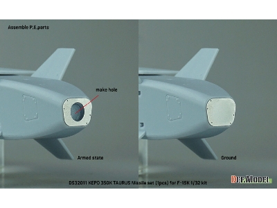 Kepd 350k Taurus Missile Set (For F-15k Kit) - zdjęcie 7
