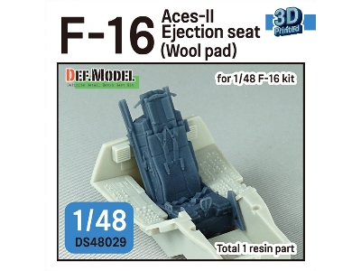 F-16 Aces-ii Ejection Seat (Wool Pad) (For F-16 Kit) - zdjęcie 1