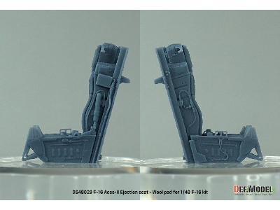 F-16 Aces-ii Ejection Seat (Wool Pad) (For F-16 Kit) - zdjęcie 4