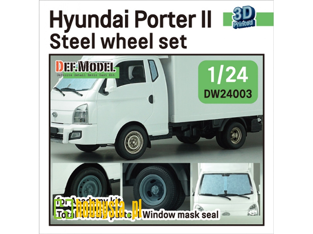 Hyundai Porter Ii Steel Wheel Set (For Academy) - zdjęcie 1 Hyundai Porter Ii Steel Wheel Set (For Academy) - zdjęcie 1