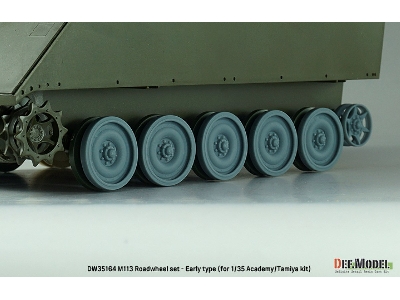 Us M113 Apc Roadwheel Set - Early Type (For Academy, Tamiya) - zdjęcie 8