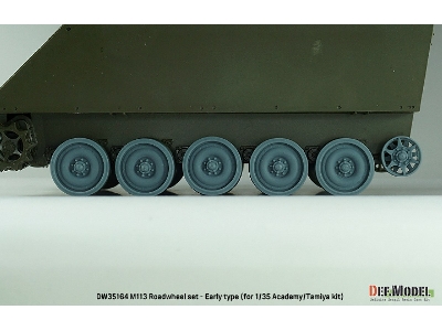 Us M113 Apc Roadwheel Set - Early Type (For Academy, Tamiya) - zdjęcie 9