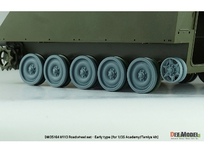 Us M113 Apc Roadwheel Set - Early Type (For Academy, Tamiya) - zdjęcie 10