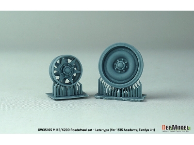 Us M113/Rok K200 Roadwheel Set - Late Type (For Academy, Tamiya) - zdjęcie 4