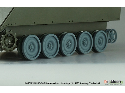 Us M113/Rok K200 Roadwheel Set - Late Type (For Academy, Tamiya) - zdjęcie 8