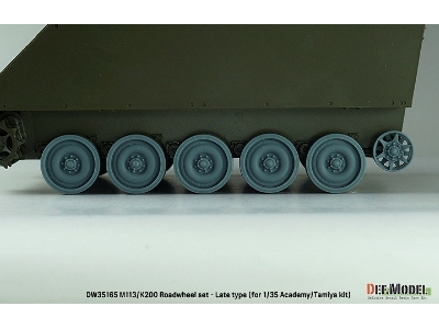 Us M113/Rok K200 Roadwheel Set - Late Type (For Academy, Tamiya) - zdjęcie 9