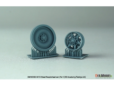 Us M113 Apc Steel Roadwheel Set (For Academy, Tamiya) - zdjęcie 4