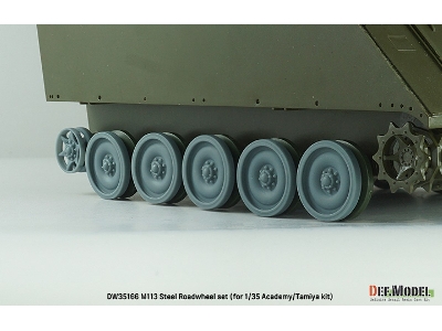 Us M113 Apc Steel Roadwheel Set (For Academy, Tamiya) - zdjęcie 8