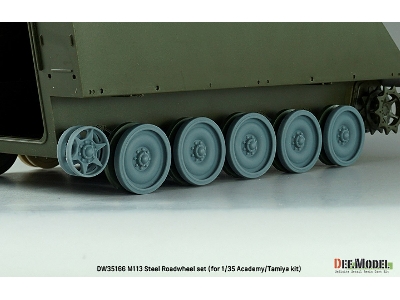 Us M113 Apc Steel Roadwheel Set (For Academy, Tamiya) - zdjęcie 10