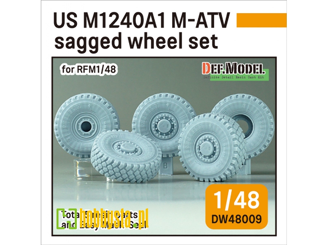 Us M1240a1 M-atv Sagged Wheel Set (For Rfm) - zdjęcie 1 Us M1240a1 M-atv Sagged Wheel Set (For Rfm) - zdjęcie 1