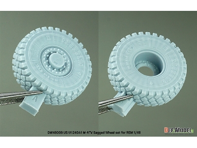 Us M1240a1 M-atv Sagged Wheel Set (For Rfm) - zdjęcie 5