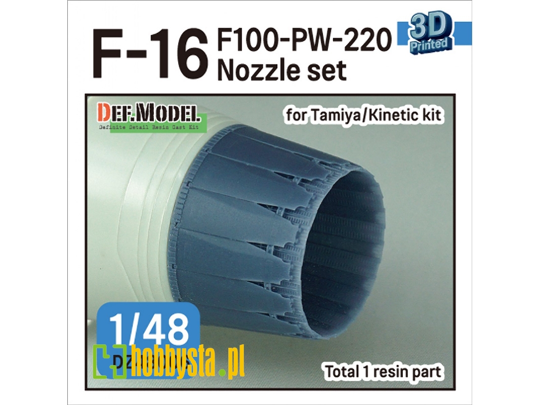 F-16 F100-pw-220 Nozzle Set (For Tamiya, Kinetic) - zdjęcie 1 F-16 F100-pw-220 Nozzle Set (For Tamiya, Kinetic) - zdjęcie 1