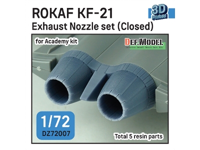 Rokaf Kf-21 Exhaust Nozzle Set (Closed) (For Academy) - zdjęcie 1