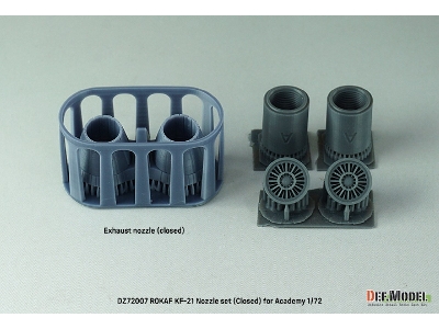 Rokaf Kf-21 Exhaust Nozzle Set (Closed) (For Academy) - zdjęcie 2