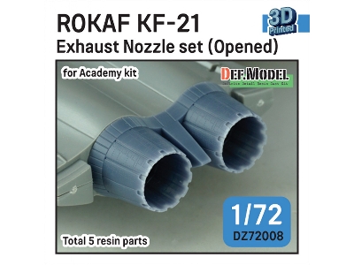 Rokaf Kf-21 Exhaust Nozzle Set (Opened) (For Academy) - zdjęcie 1