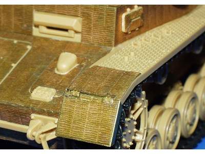  Zimmerit Flakpanzer IV Wirbelwind 1/35 - Tamiya - blaszki - zdjęcie 5