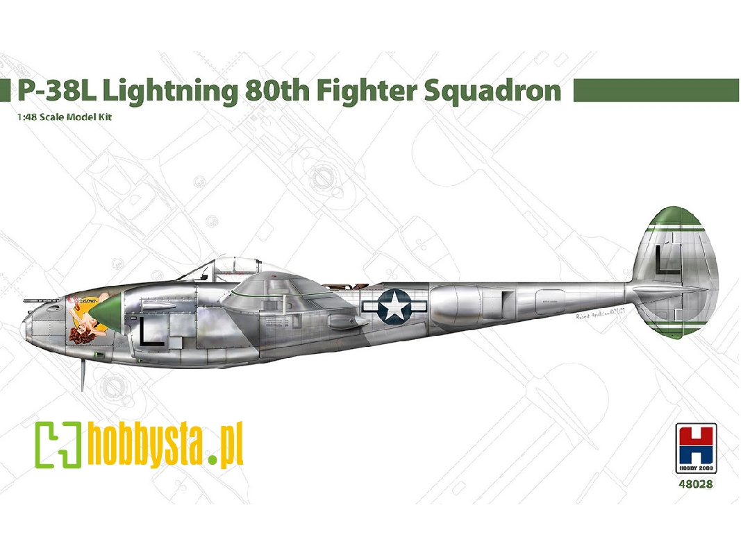 P-38L Lightning 80th Fighter Squadron - zdjęcie 1 P-38L Lightning 80th Fighter Squadron - zdjęcie 1