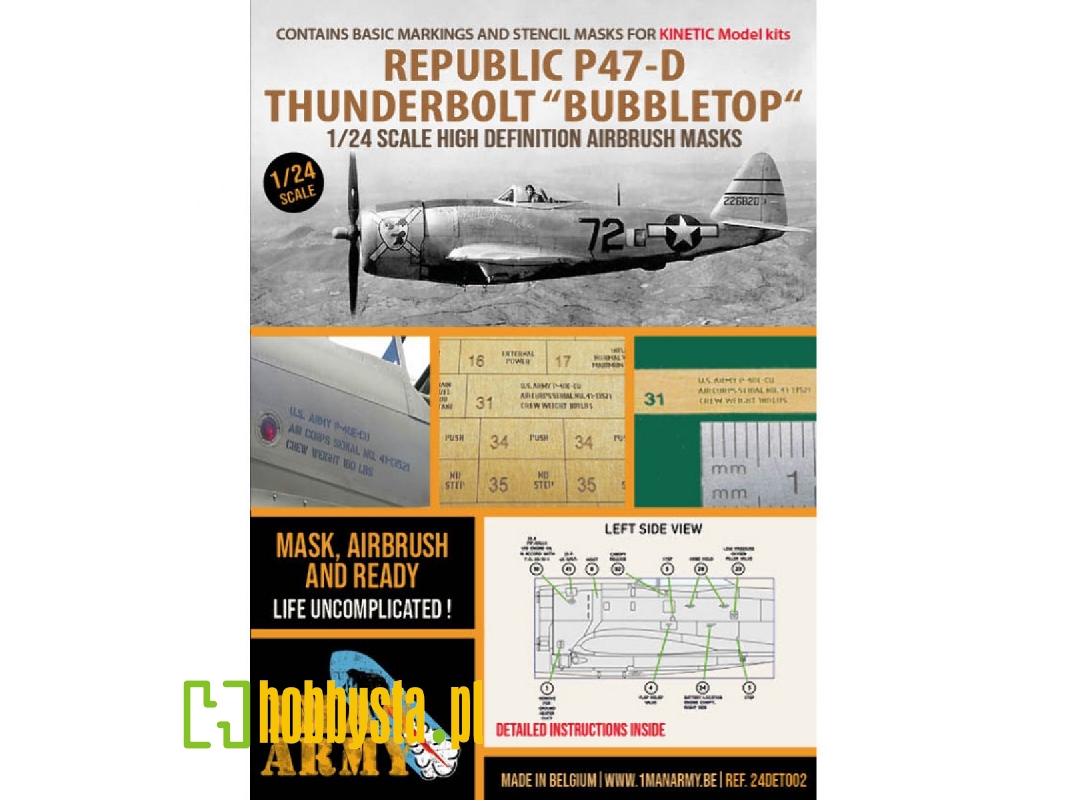 Republic P47-d Thunderbolt 'bubbletop' (Kinetic) - zdjęcie 1