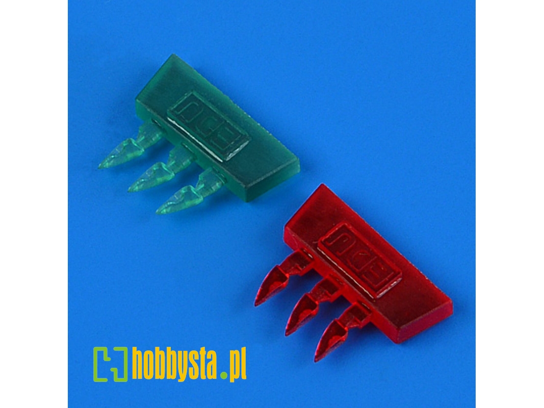 Bf 109K position lights (coloured) - zdjęcie 1 Bf 109K position lights (coloured) - zdjęcie 1
